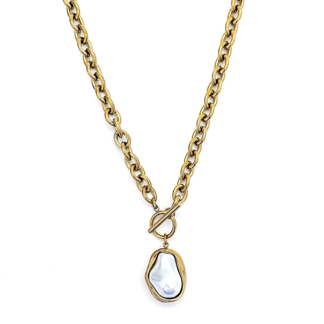 Accessories, Jewelry - Cora Baroque Pearl Necklace - - Cultured Cloths Apparel
