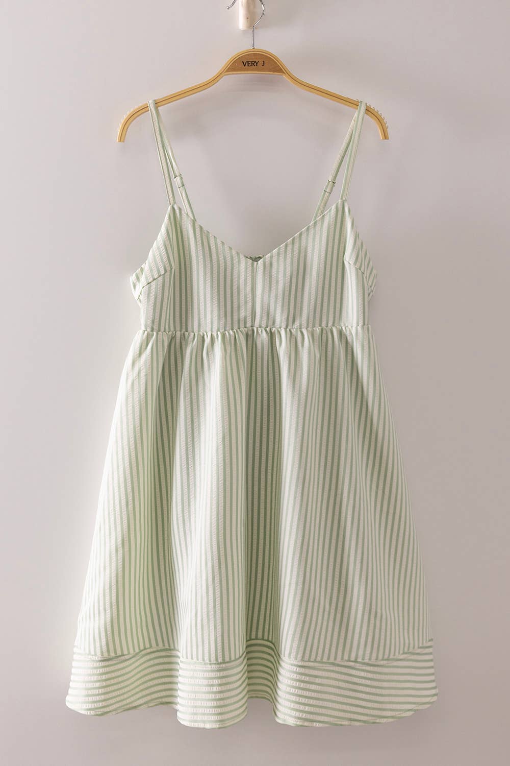 Women's Dresses - Stripe Bow Babydoll Sundress - SMALL - Cultured Cloths Apparel