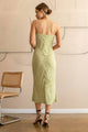 Women's Dresses - SLEEVELESS SIDE SLIT BIAS CUT MIDI DRESS -  - Cultured Cloths Apparel