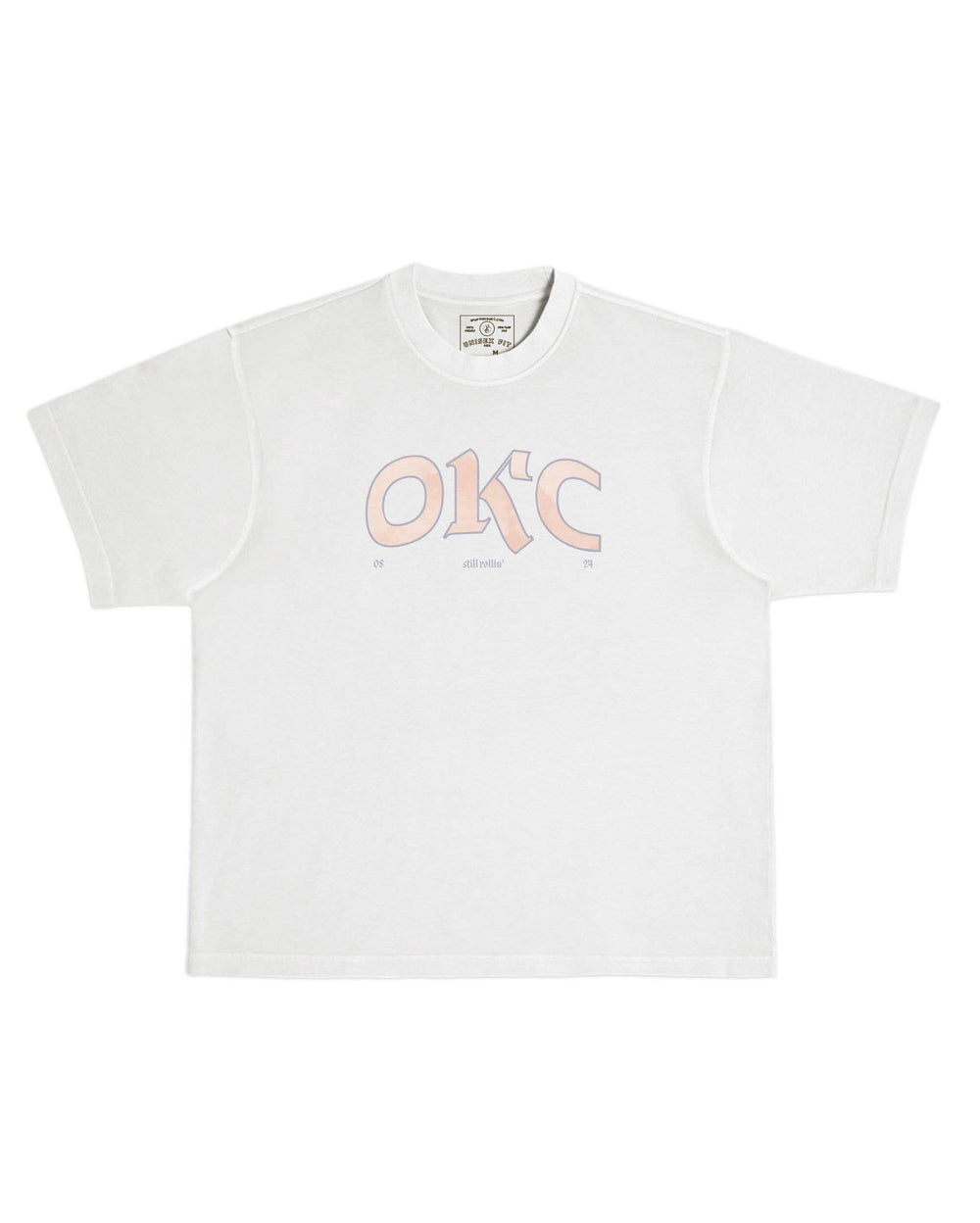 Graphic T-Shirts - Thunder Still Rolls Heavyweight Tee - Oklahoma City Thunder - M - Cultured Cloths Apparel
