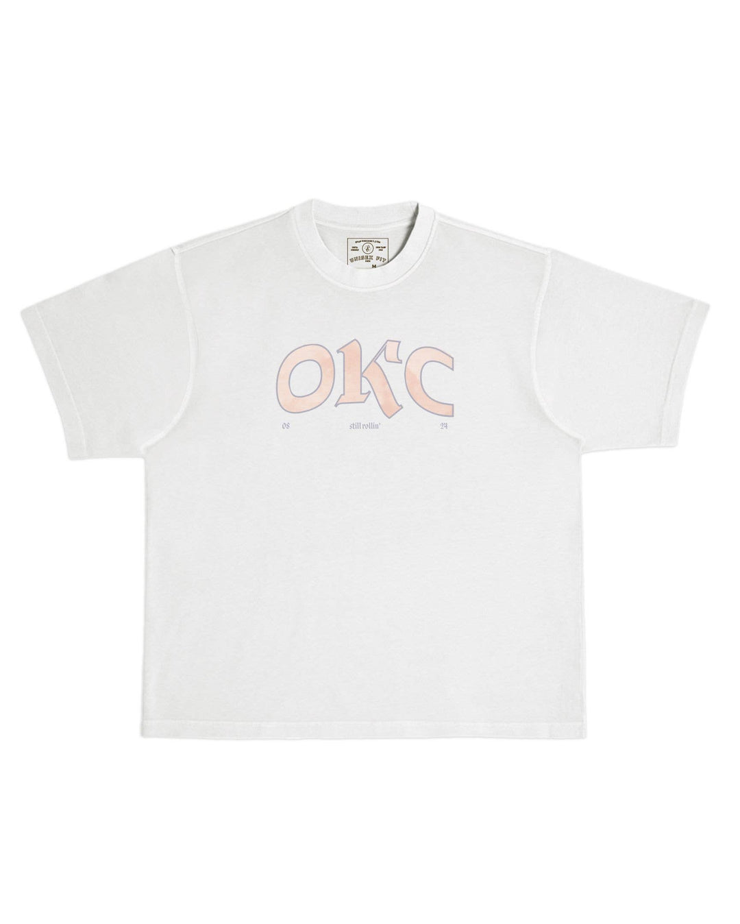 Graphic T-Shirts - Thunder Still Rolls Heavyweight Tee - Oklahoma City Thunder - M - Cultured Cloths Apparel