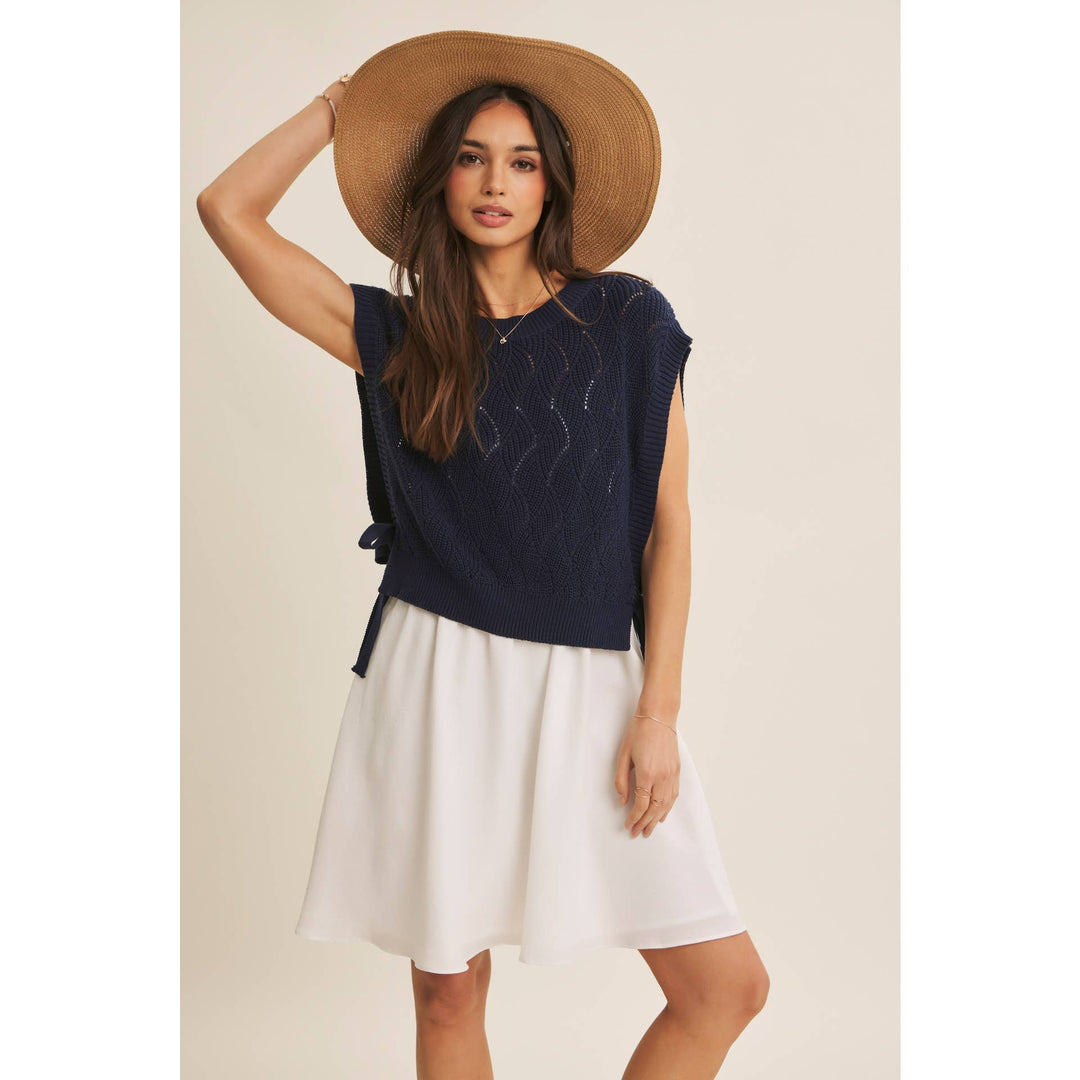 Dresses - MIX AND MATCH VALUE LAYERING SWEATER VEST AND CAMI DRESS SET - - Cultured Cloths Apparel