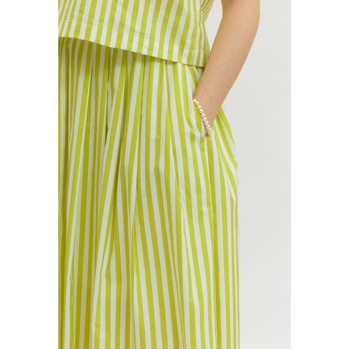 Women's Skirts - Striped midi skirt - - Cultured Cloths Apparel