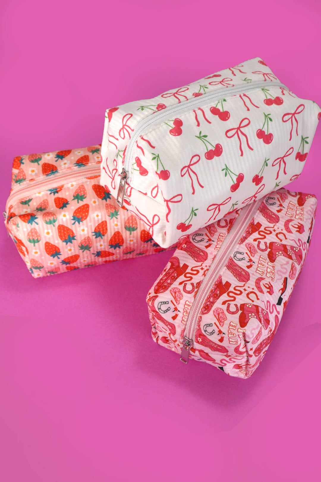 Accessories, Bags - MAKEUP COSMETIC POUCH BAG - - Cultured Cloths Apparel