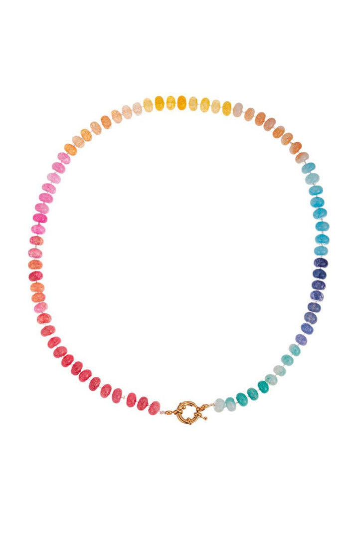 Accessories, Necklaces - Vibrant Beaded Necklace - - Cultured Cloths Apparel
