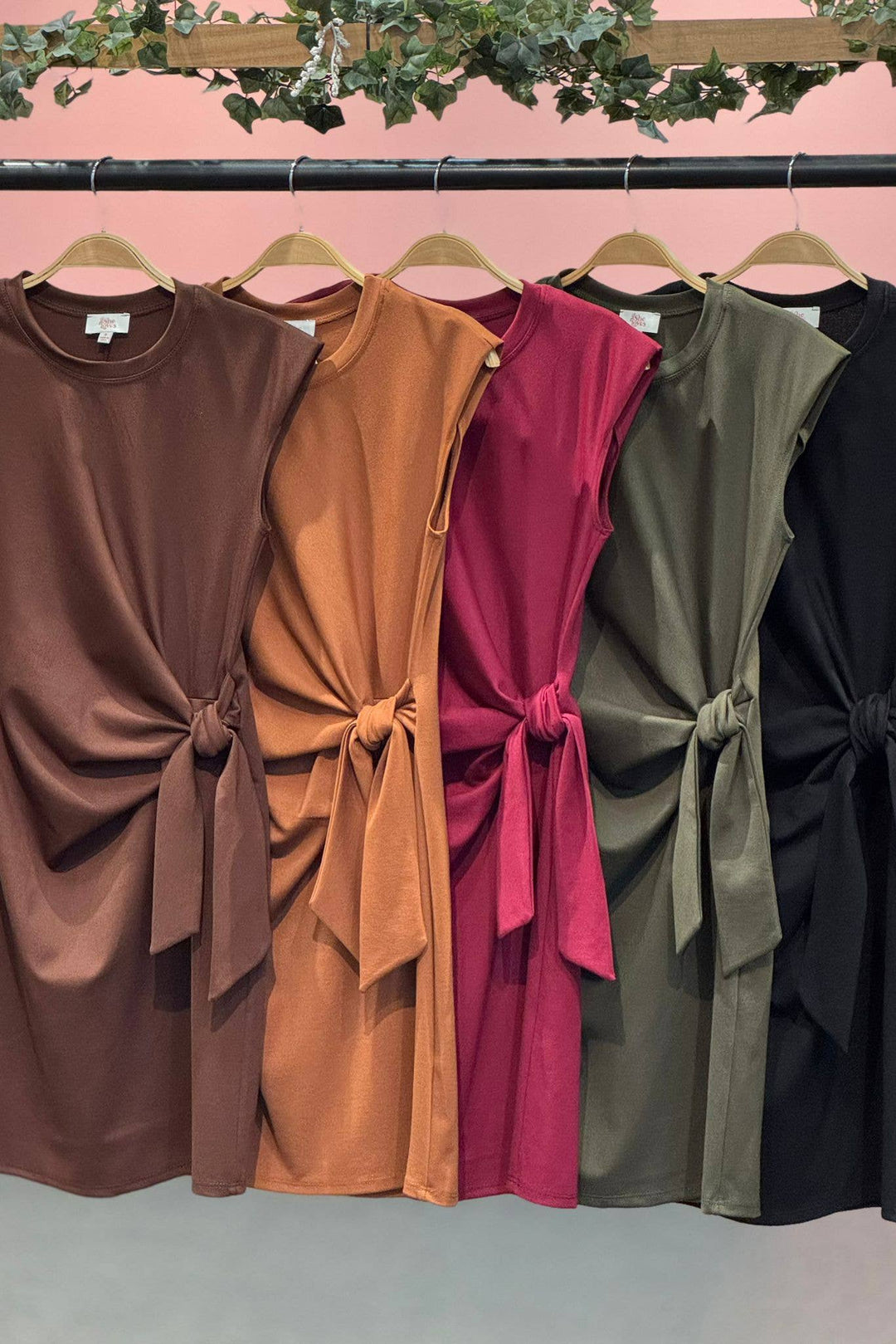 Women's Dresses - Mila Dress Burgundy - Burgundy - Cultured Cloths Apparel