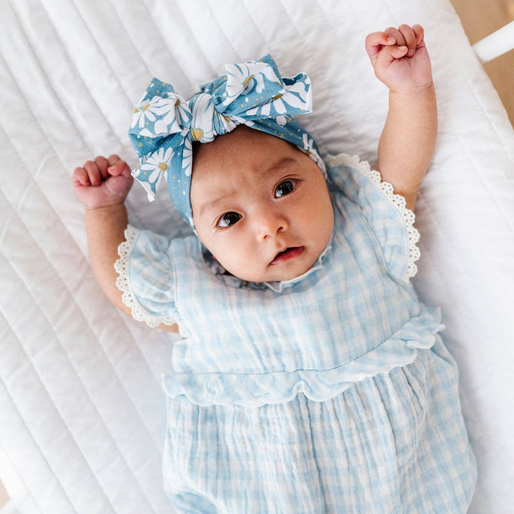 Accessories - Baby Bling® Printed FAB® soft nylon bow headband - - Cultured Cloths Apparel