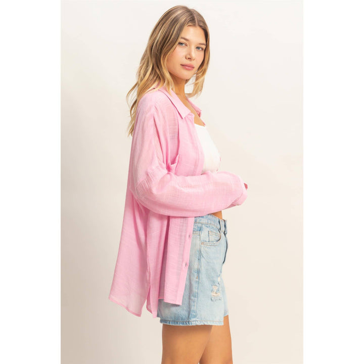 Women's Short Sleeve - Button-Down Blouse - - Cultured Cloths Apparel