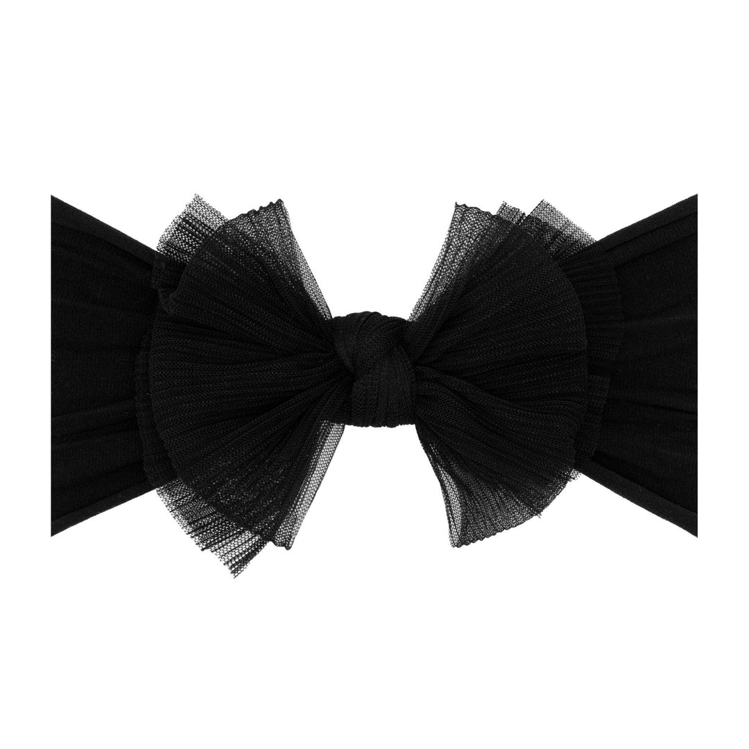 Accessories - Baby Bling® Tulle FAB® soft nylon headband with tulle bow - - Cultured Cloths Apparel