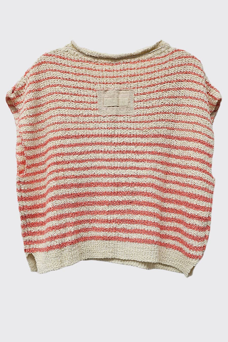 - Striped Cap sleeve Slouchy Sweater - - Cultured Cloths Apparel