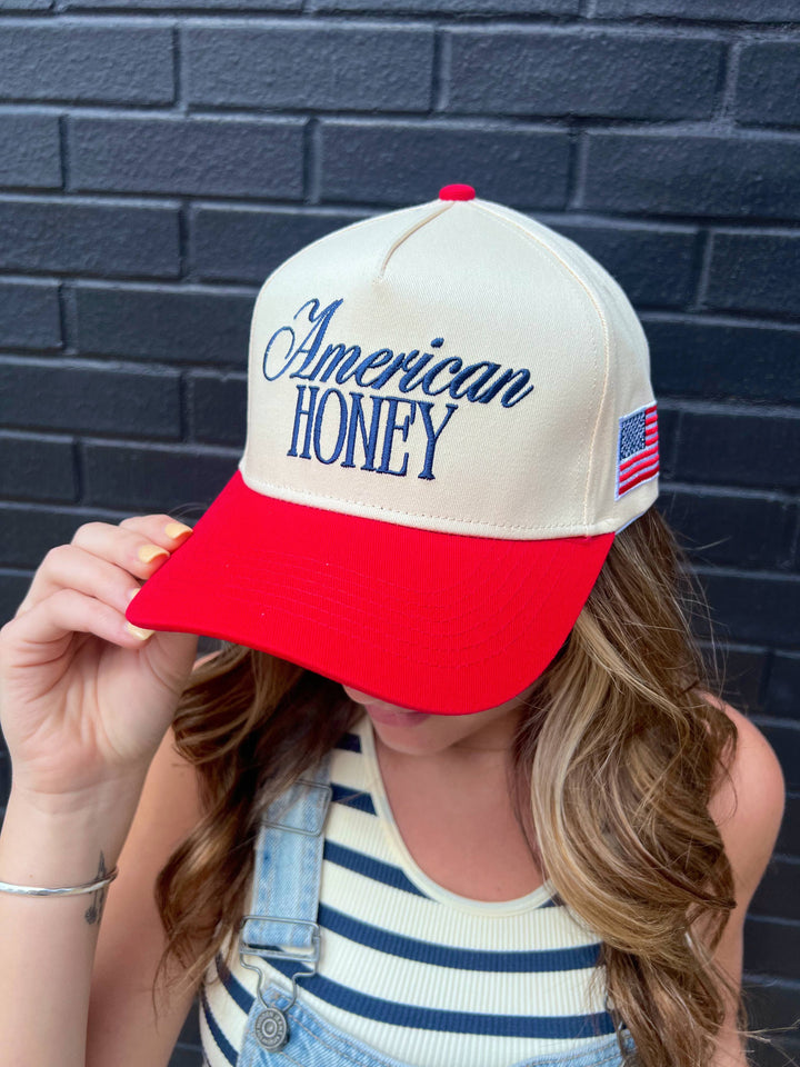 Accessories, Hats - American Honey Vintage Trucker Hat - - Cultured Cloths Apparel