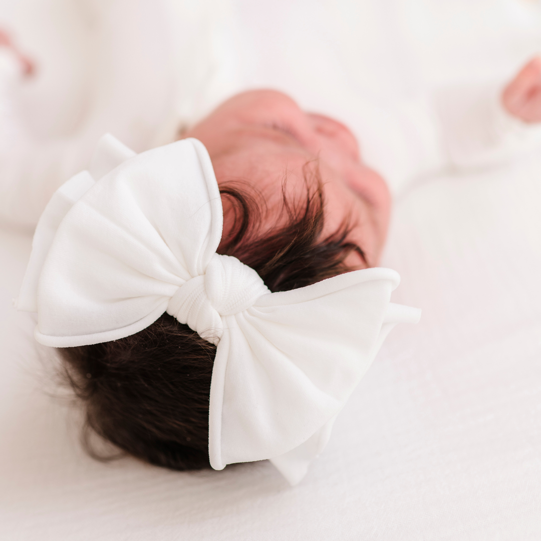 Accessories - Baby Bling® FAB-BOW-LOUS® soft nylon bow headband - - Cultured Cloths Apparel