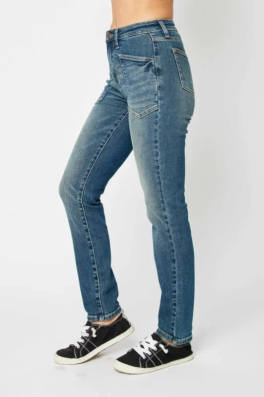 Denim - Judy Blue Full Size High Waist Skinny Jeans - - Cultured Cloths Apparel