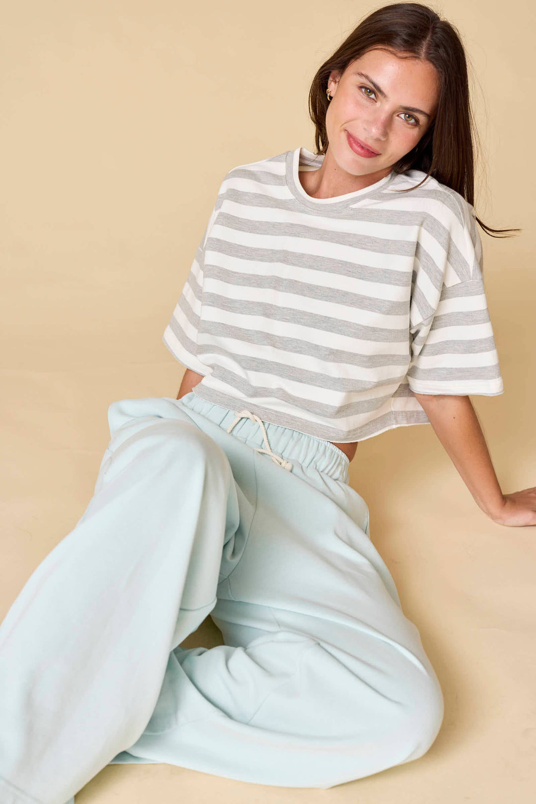 Women's Short Sleeve - Round Neck Short Sleeve Crop Top - - Cultured Cloths Apparel
