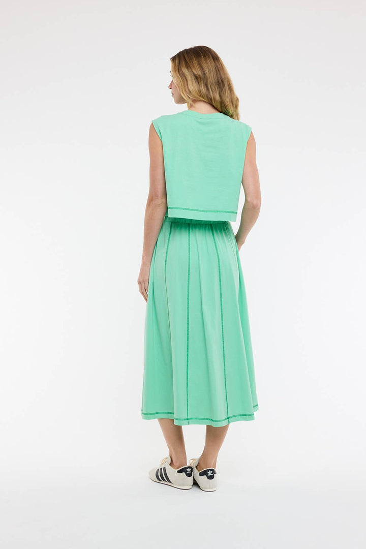 MUSCLE TANK AND SKIRT SET