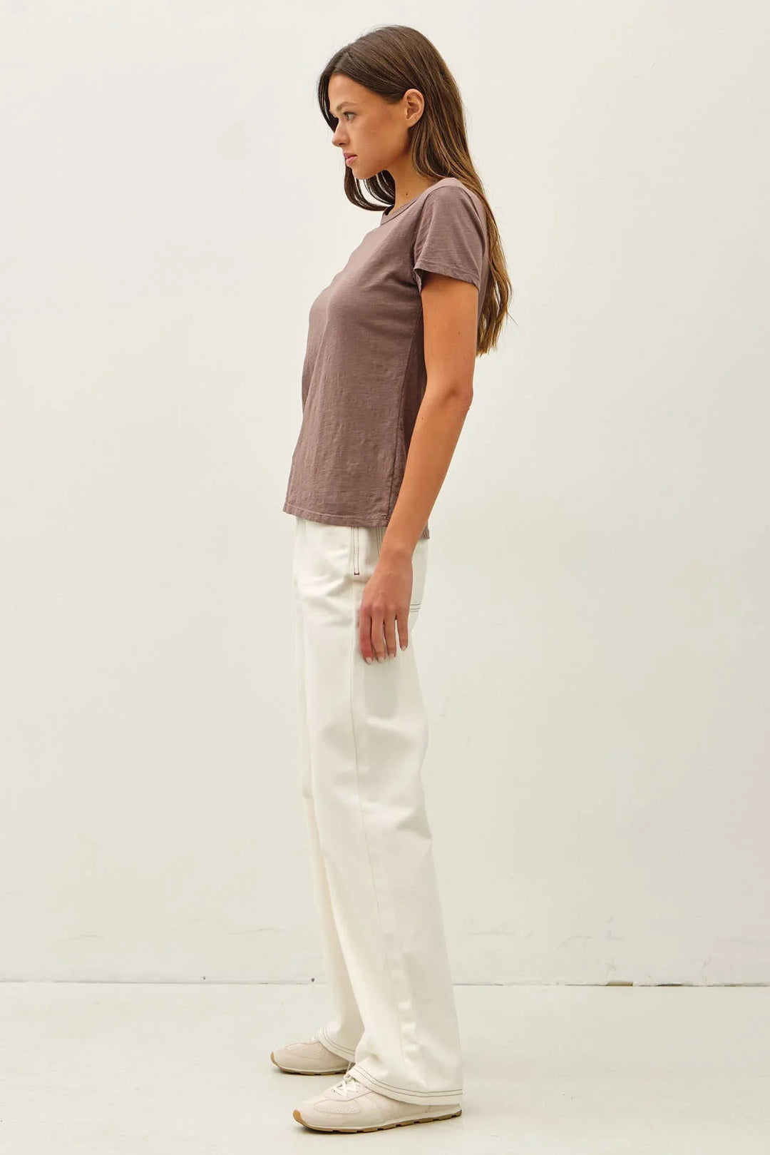 NEW COLOR-GARMENT DYED COTTON SLUB TEE