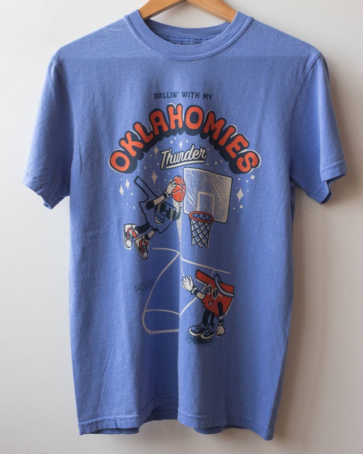Graphic T-Shirts - Thunder Oklahomies Tee - Oklahoma City Thunder - - Cultured Cloths Apparel
