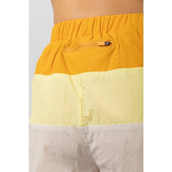 Women's Skirts - Curved Color Block Activewear Skort - - Cultured Cloths Apparel