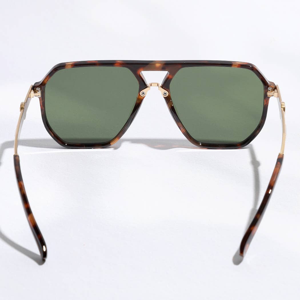 Sunglasses - Geometric Shape Thin Frame Designed Sunglasses - - Cultured Cloths Apparel
