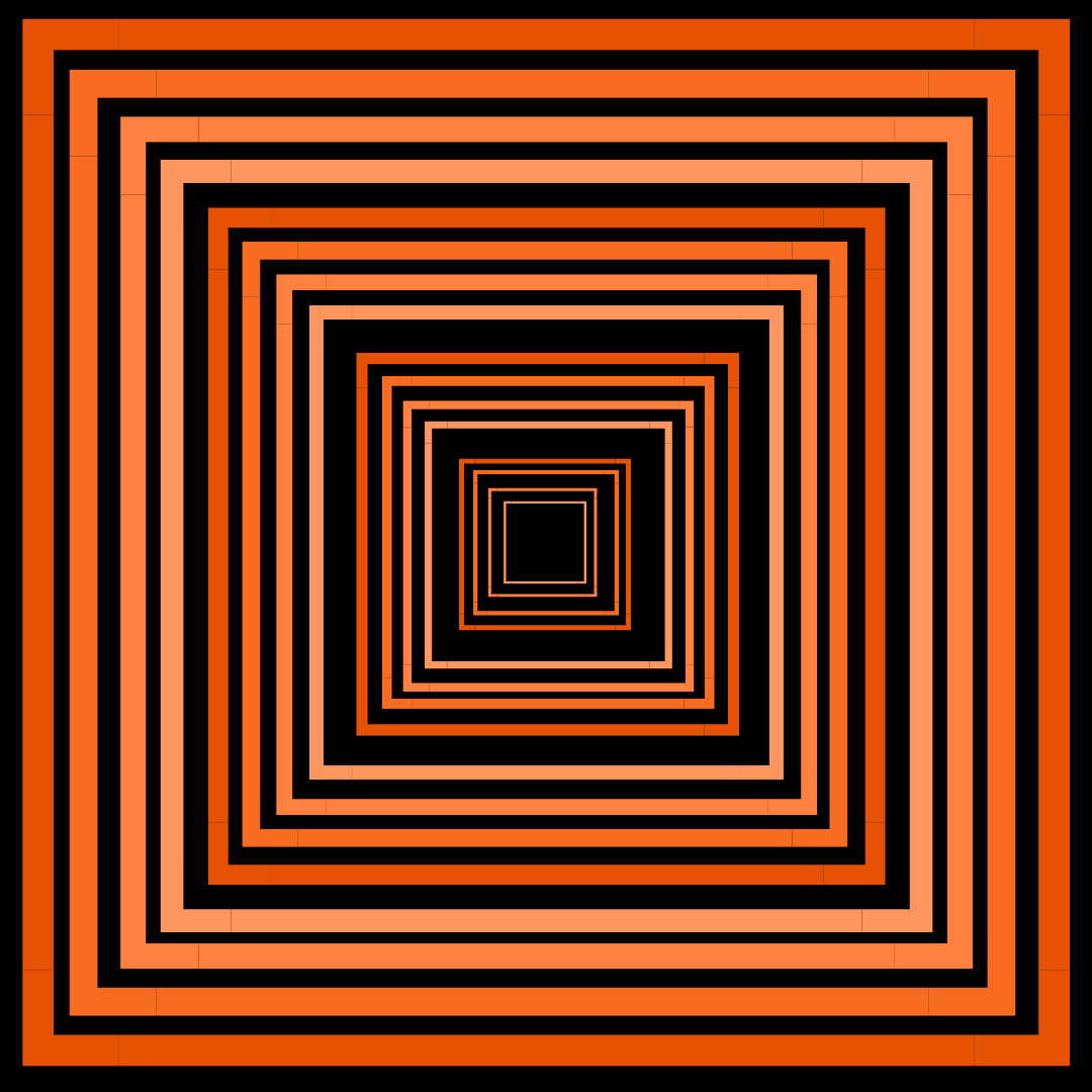 Gameday Bandana Scarf in Orange & Black