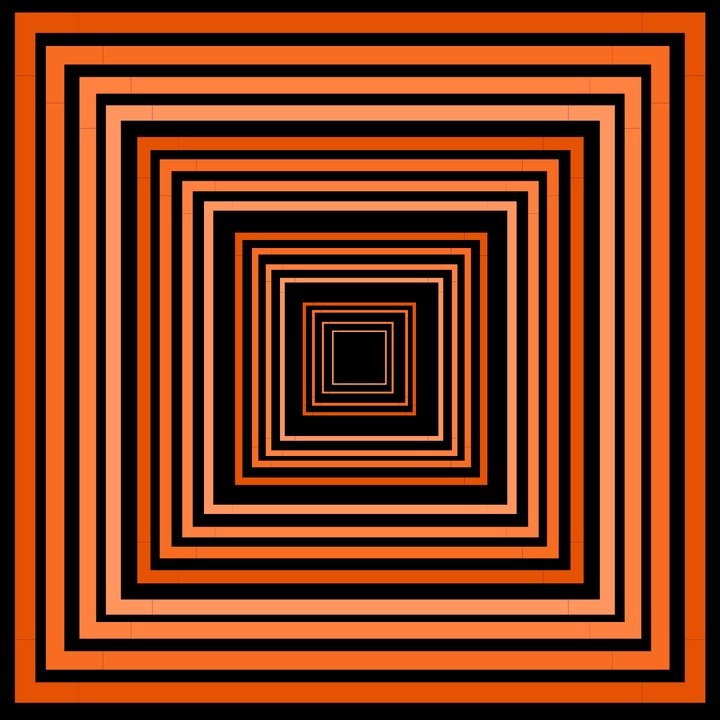 Gameday Bandana Scarf in Orange & Black