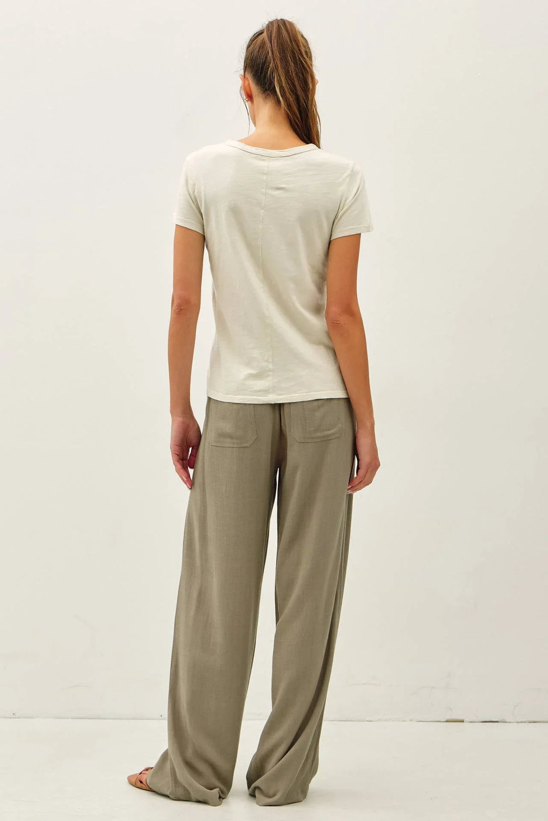 NEW COLOR-GARMENT DYED COTTON SLUB TEE