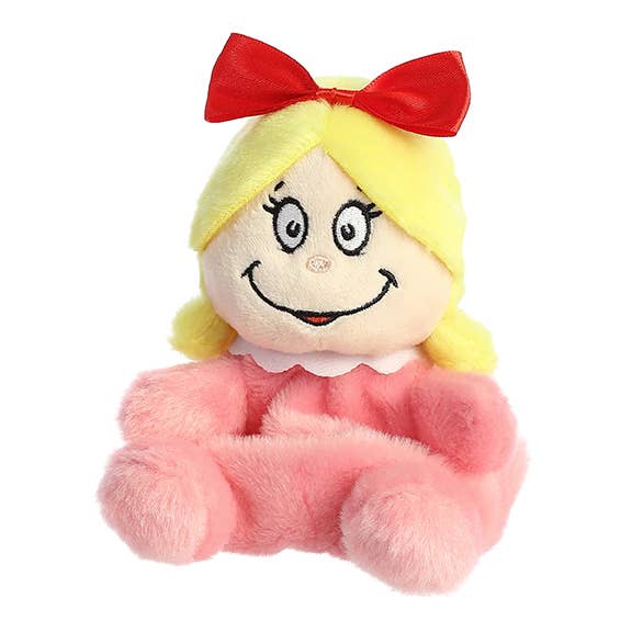 Accessories, Toys - 5" Plush Pal Cindy-Lou Who Grinch Palm Pals Stuffed Animal - - Cultured Cloths Apparel