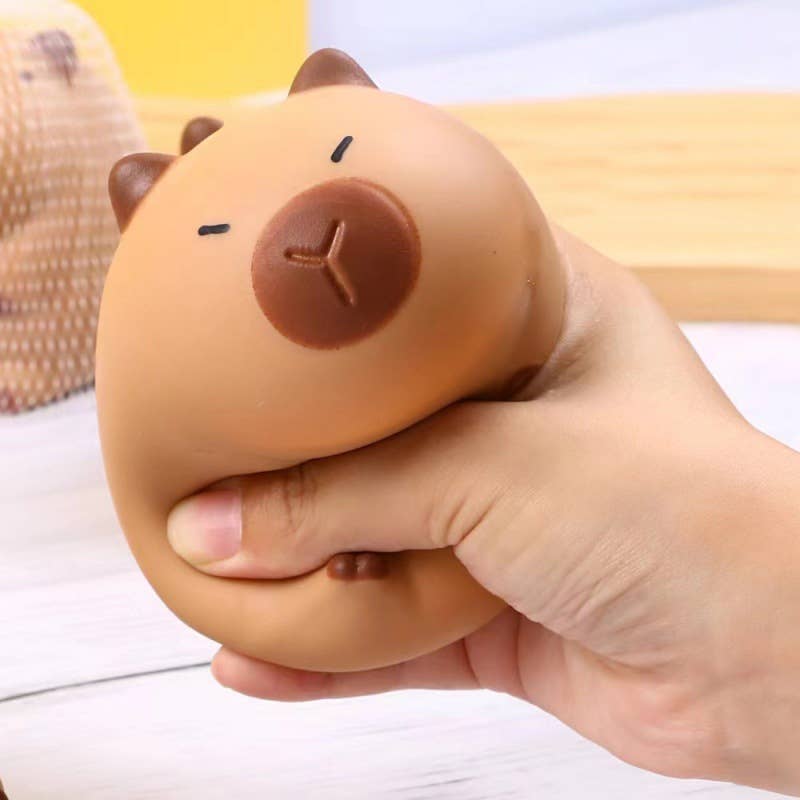 Accessories, Toys - Cute Capybara Squishy Squeeze Toy Fidget Toy - - Cultured Cloths Apparel