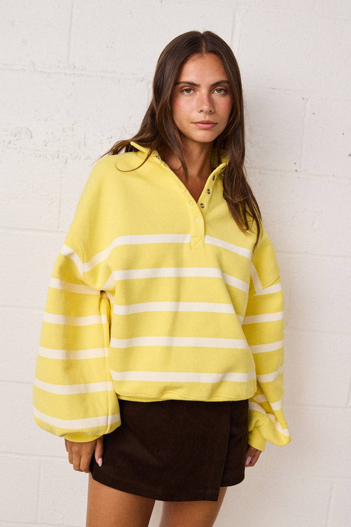 Addison Stripe Pullover
