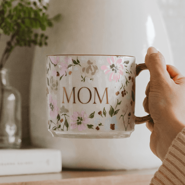 - Floral Mom Coffee Mug - Home Decor & Gifts - - Cultured Cloths Apparel