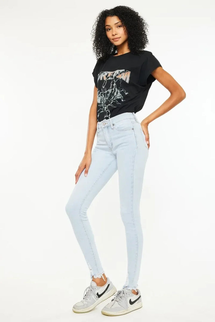 Denim - Kancan High Rise Super Skinny Jeans - - Cultured Cloths Apparel