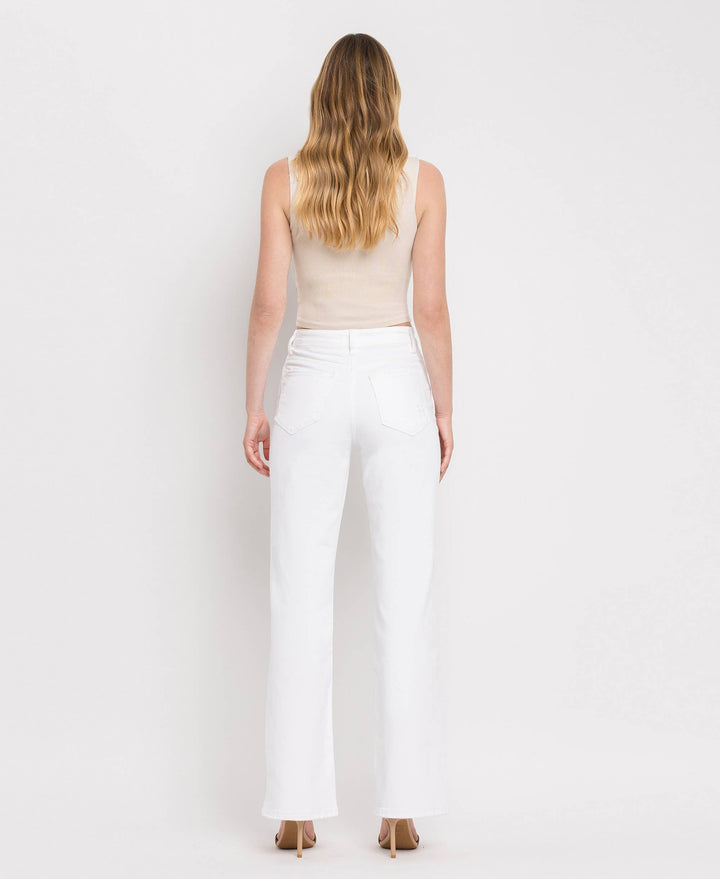 Denim - 90'S VINTAGE TUMMY CONTROL SUPER HIGH RISE FLARE JEANS - - Cultured Cloths Apparel