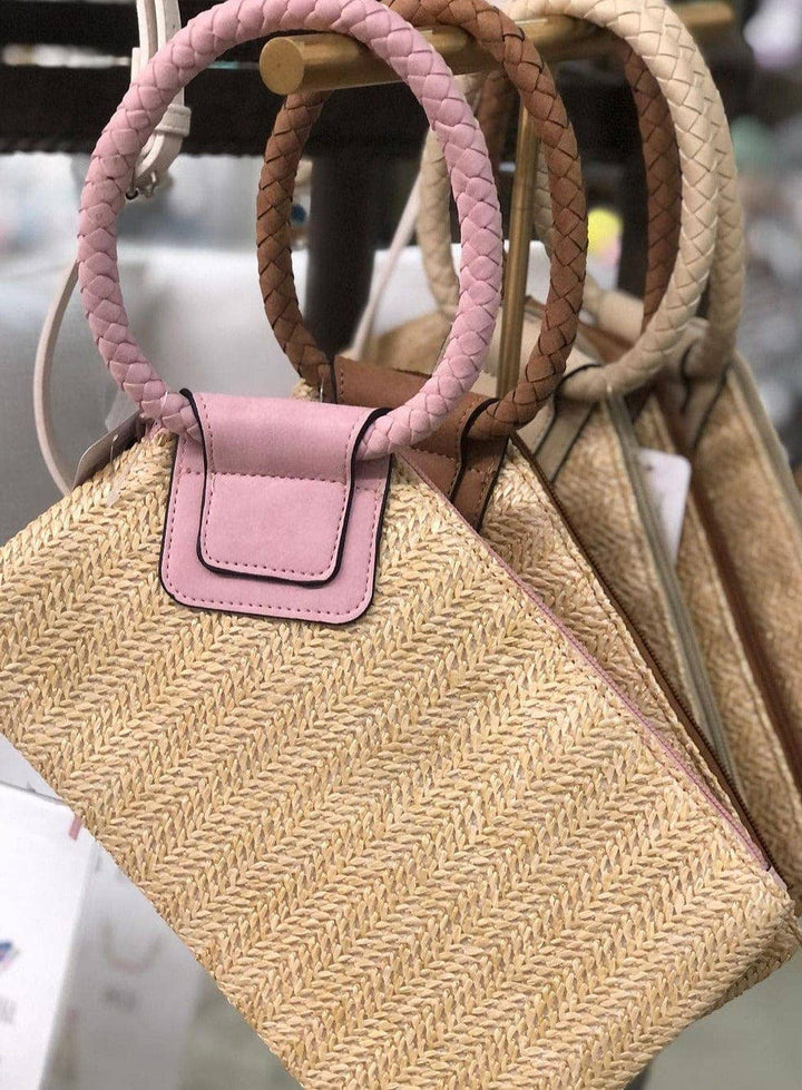 - Cheyenne Straw Wristlet/Clutch With Tassel - - Cultured Cloths Apparel