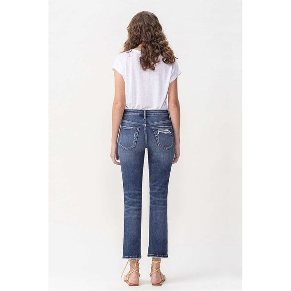 Denim - Loververvet Vintage High Rise Stretch Crop Straight Jean -  - Cultured Cloths Apparel