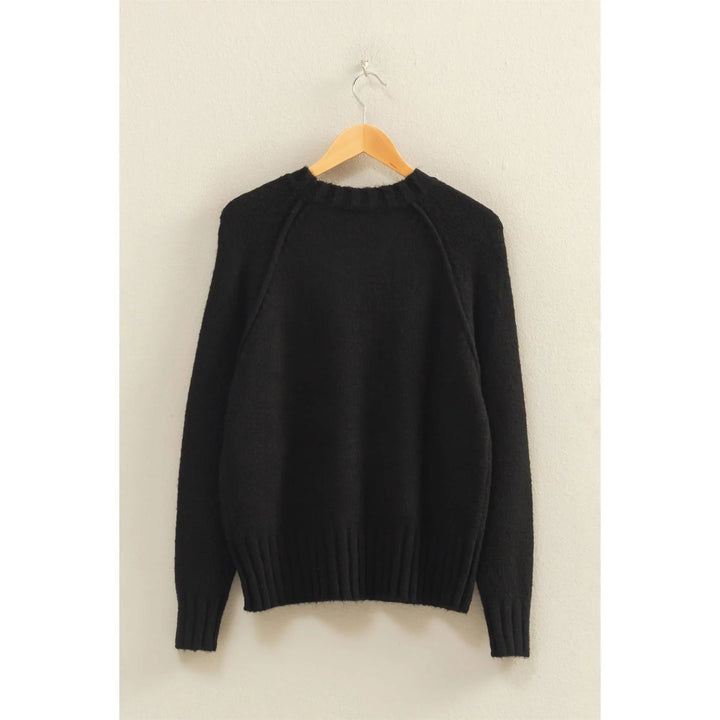 Women's Sweaters - Raglan Sleeve Crew Neck Sweater - - Cultured Cloths Apparel