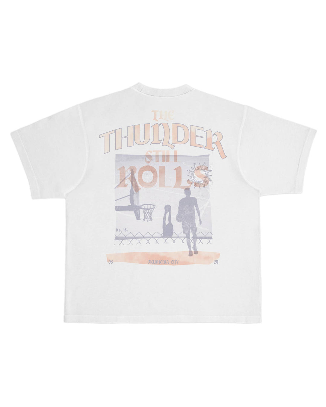 Graphic T-Shirts - Thunder Still Rolls Heavyweight Tee - Oklahoma City Thunder - - Cultured Cloths Apparel