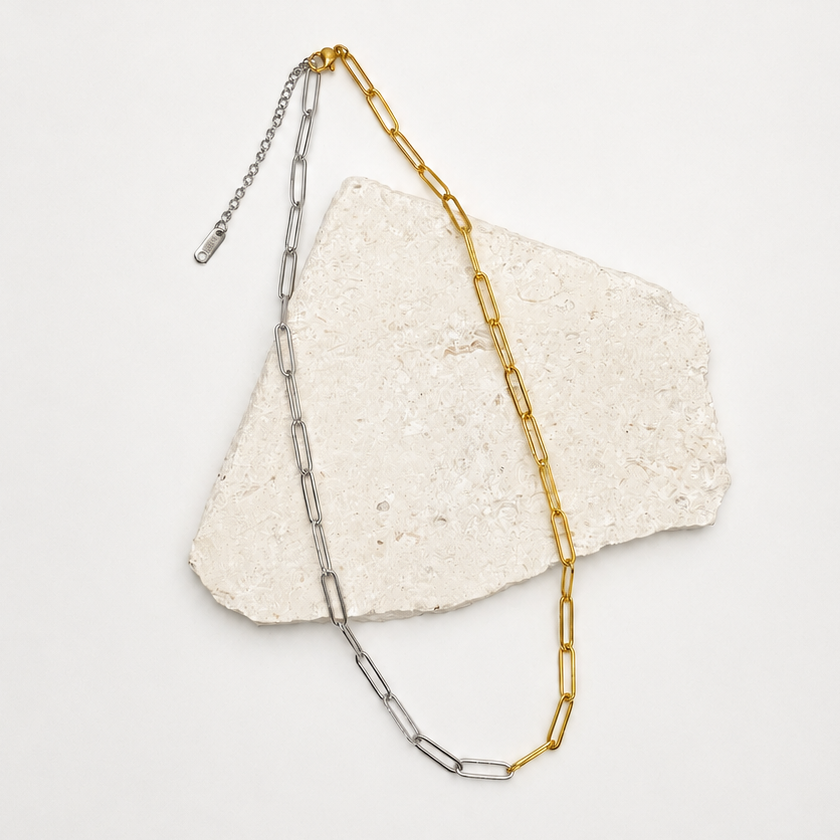 Accessories, Necklaces - 18K Stainless Steel Tarnish Free Waterproof Neck | 40NK9502 - - Cultured Cloths Apparel