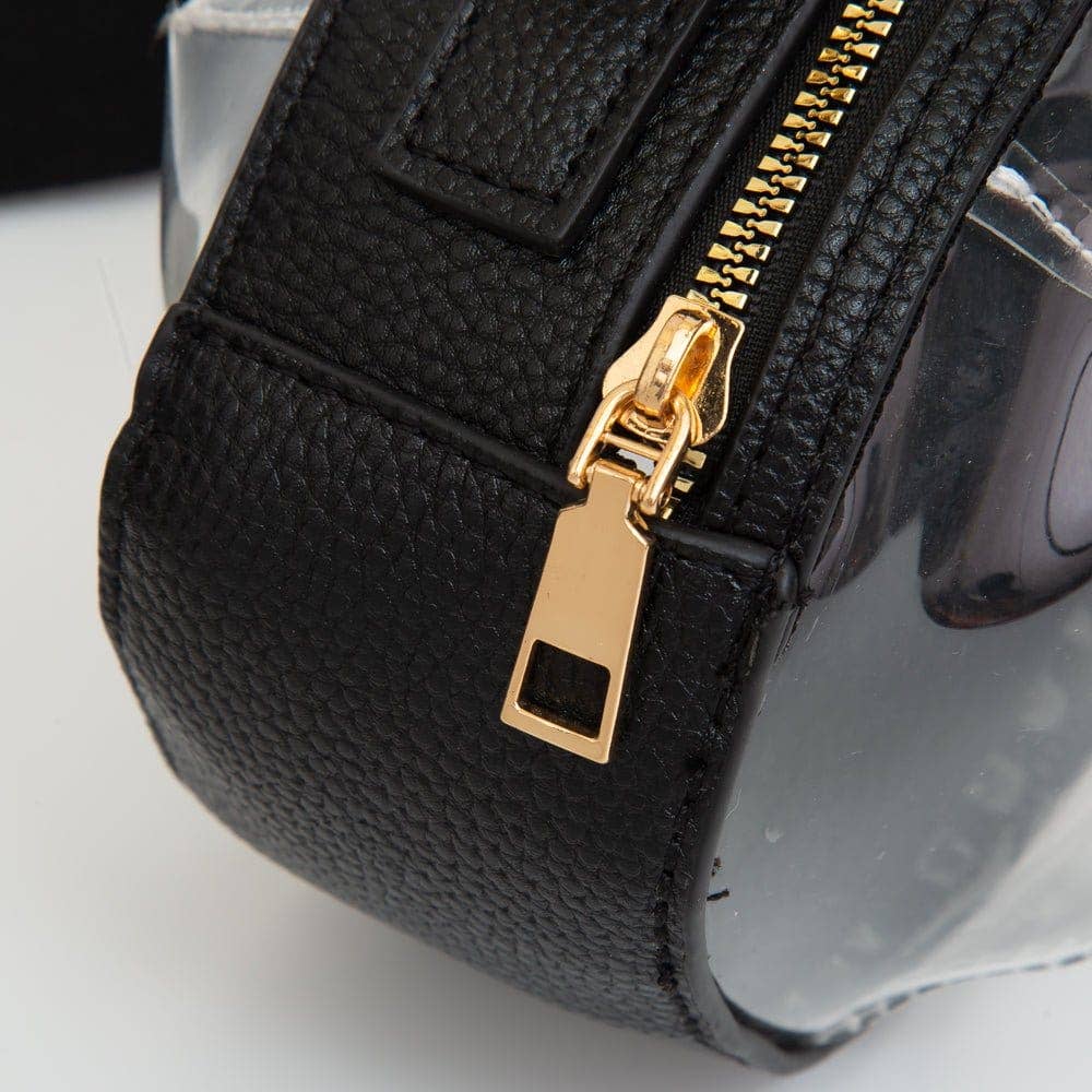 - Clear Gameday Football Stitch Detail Crossbody Bag - - Cultured Cloths Apparel