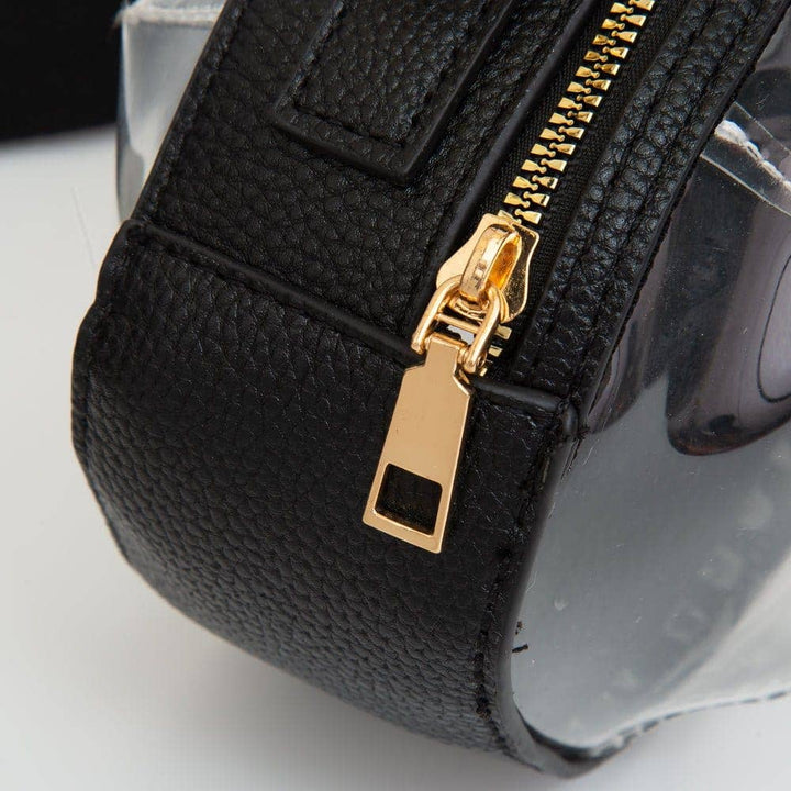 - Clear Gameday Football Stitch Detail Crossbody Bag - - Cultured Cloths Apparel