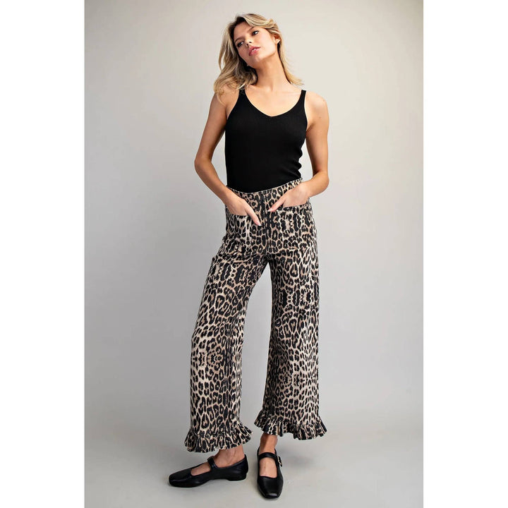 Pants - Leopard Pants - - Cultured Cloths Apparel