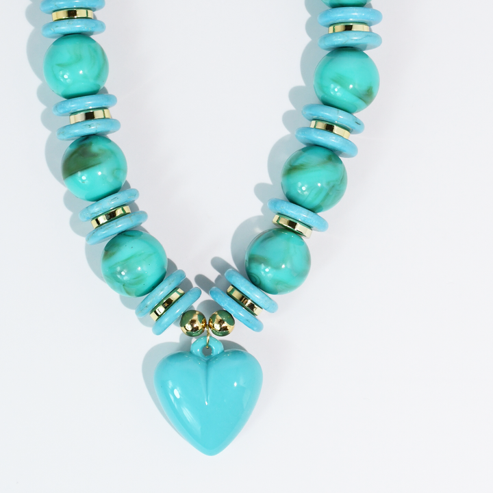 Accessories, Necklaces - Blue Crush Necklace - - Cultured Cloths Apparel