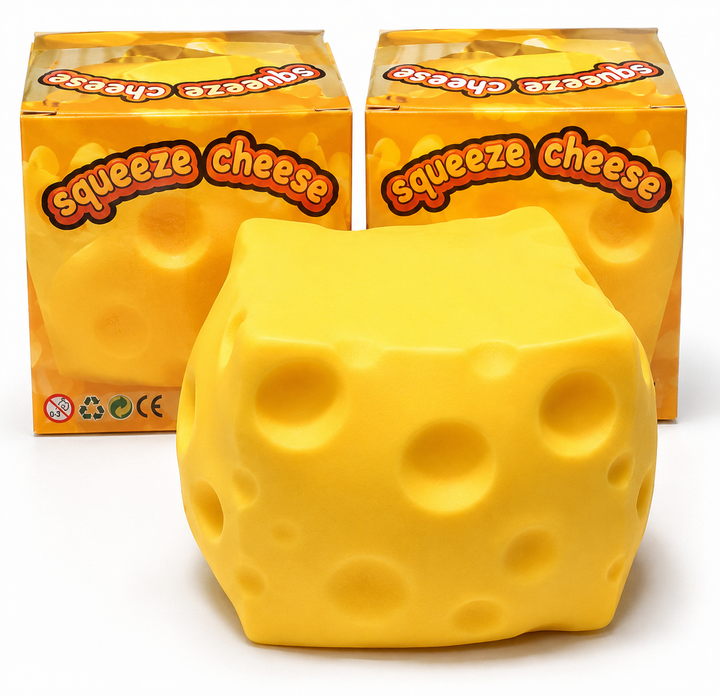 XL Squeeze Cheese Squishy 🧀
