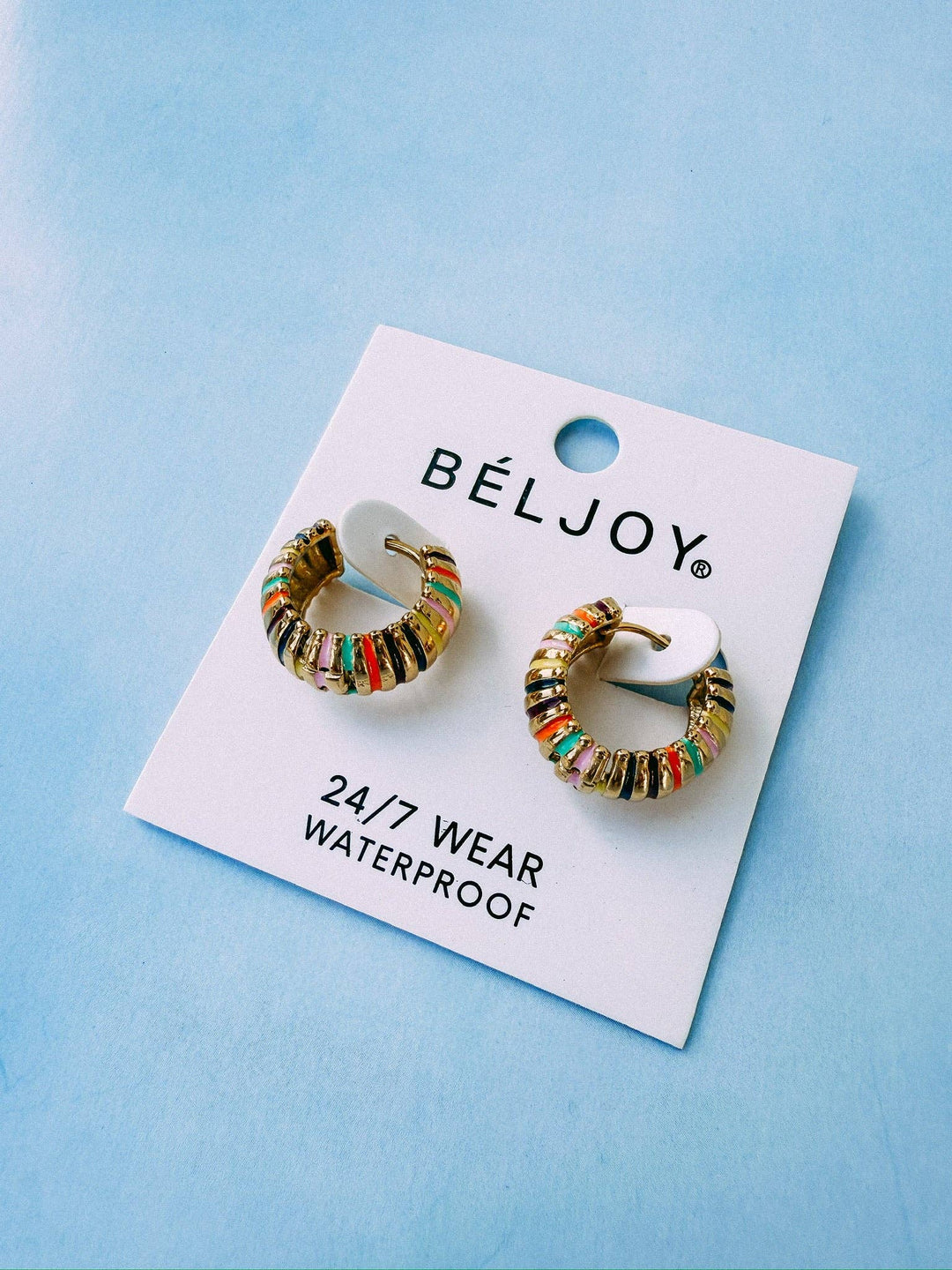 Accessories, Earrings - Elly Colorful Hoop Earrings - - Cultured Cloths Apparel