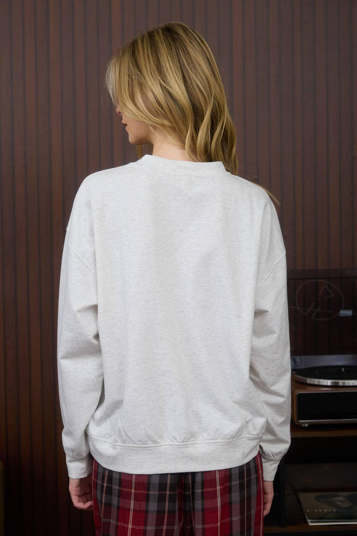 Women's Sweaters - 1987 LONG SLEEVE EXTENDED SHOULDER KNIT TOP - - Cultured Cloths Apparel