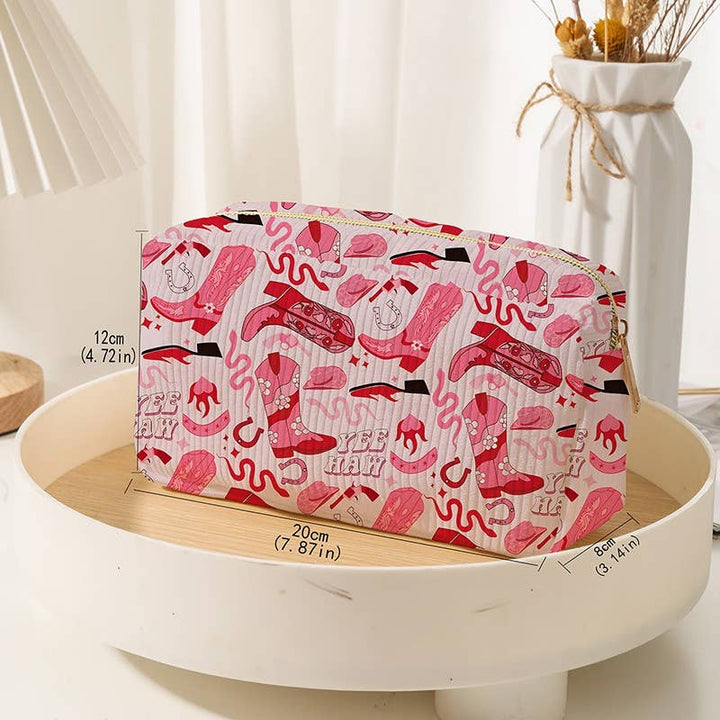 Accessories, Bags - MAKEUP COSMETIC POUCH BAG - - Cultured Cloths Apparel