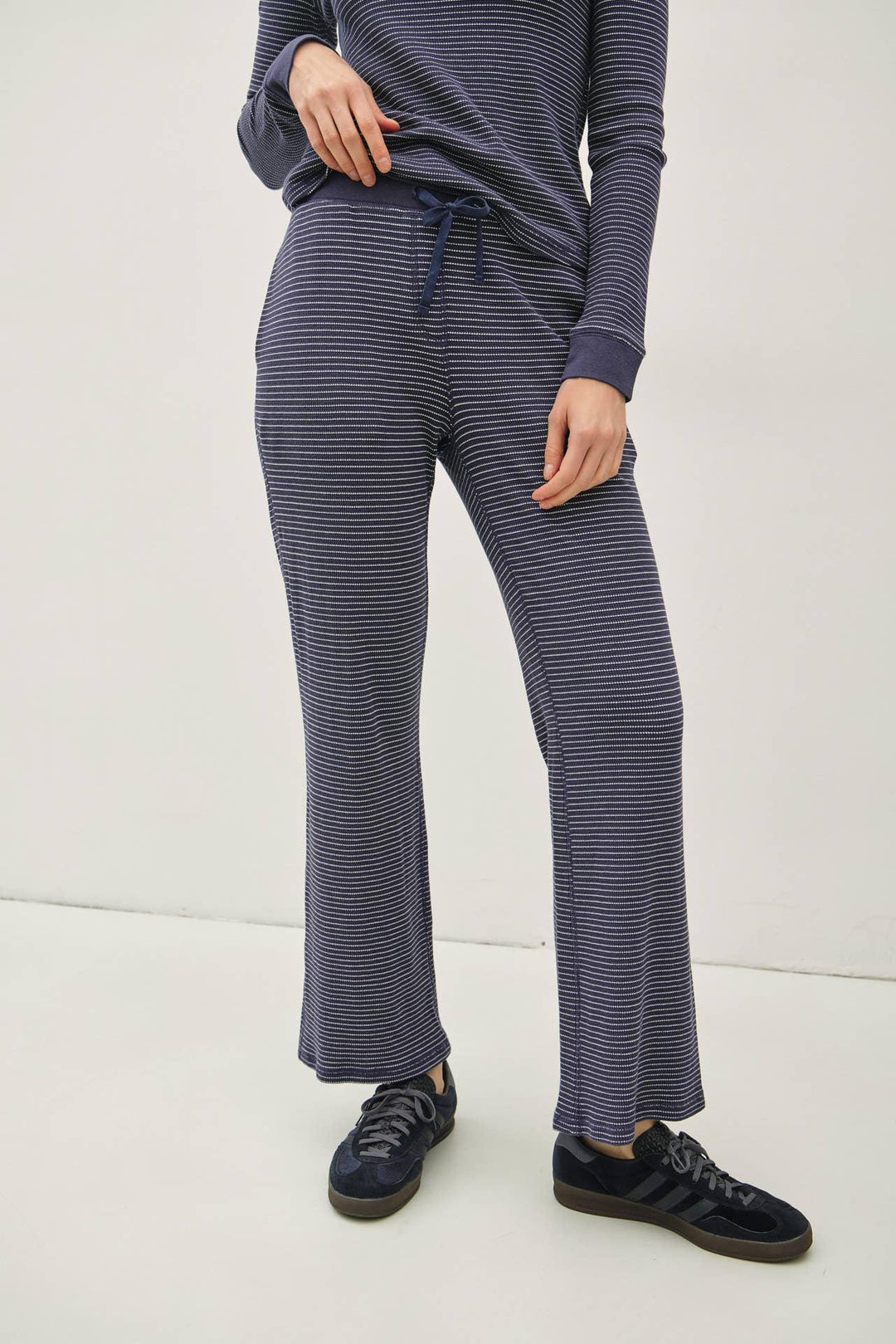 STITCHED THERMAL PULL ON PANTS