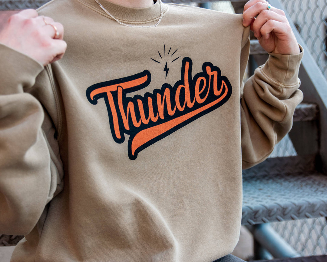 Graphic T-Shirts - Oklahoma City Thunder Traditions Pullover Sweatshirt - - Cultured Cloths Apparel