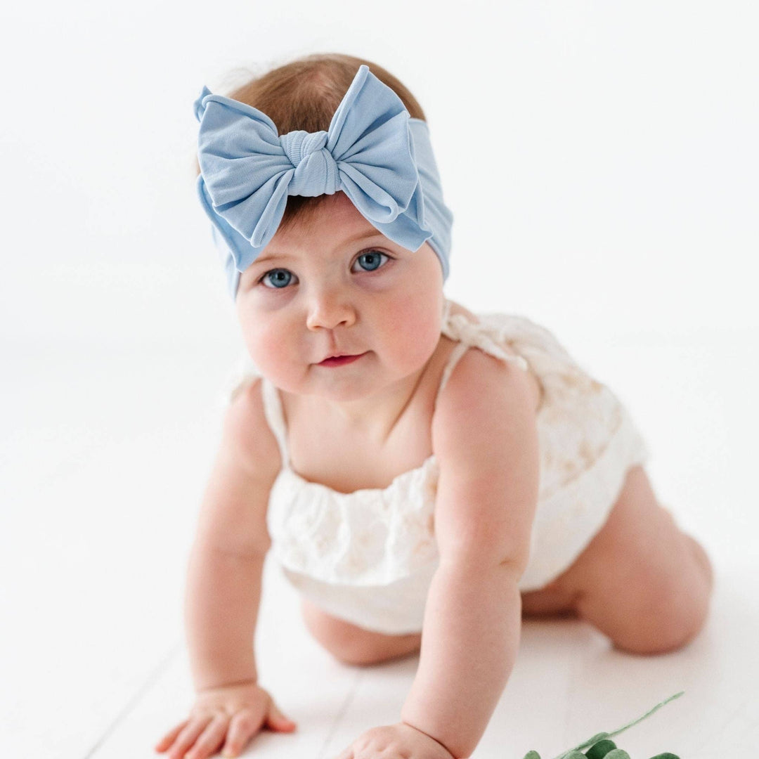 Accessories - Baby Bling® FAB-BOW-LOUS® soft nylon bow headband - - Cultured Cloths Apparel