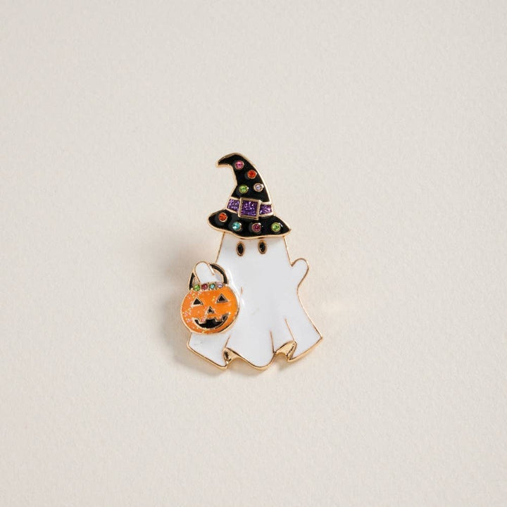 Accessories, Earrings - Ghost Witch Hat Post Earrings Jewelry Halloween - - Cultured Cloths Apparel