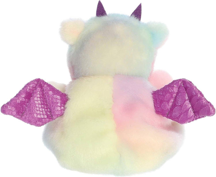 Accessories, Toys - 5" Plush Aster Rainbow Dragon Palm Pals - - Cultured Cloths Apparel